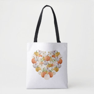 Bolso De Tela Calabazas de Bonito en el corazón