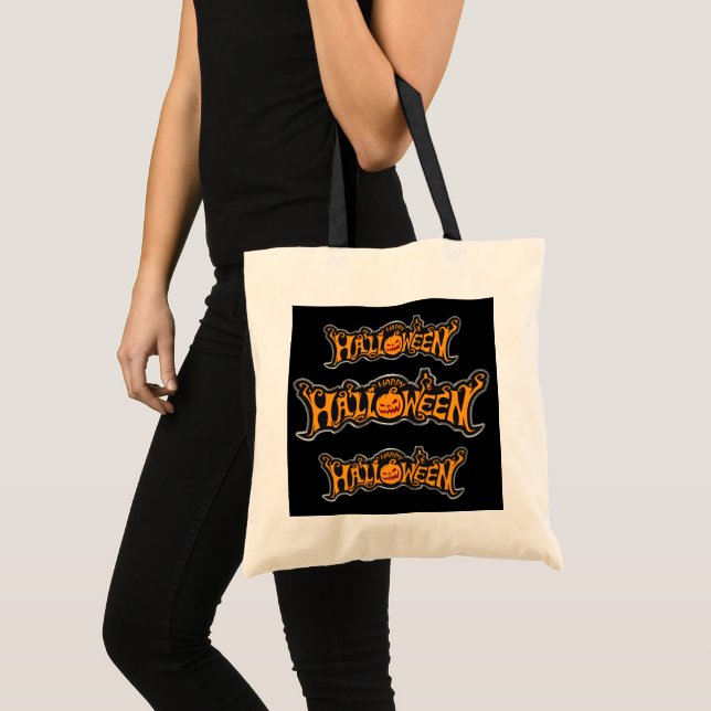 Bolso De Tela Calabazas de Halloween antiguas (Anverso (producto))