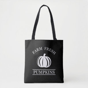 Bolso De Tela Calabazas frescas de granja
