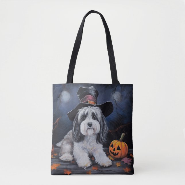 Bolso De Tela Calabazas habanesas aterradoras (Anverso)
