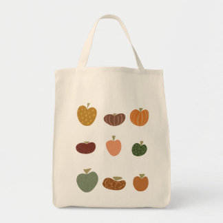 Bolso De Tela Calabazas Lindas de Otoño Patrón de Otoño