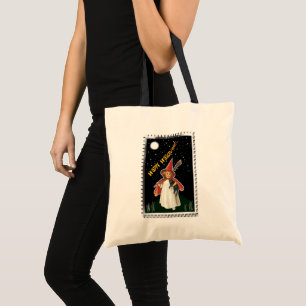 Bolso De Tela Calabazas vintage de Halloween
