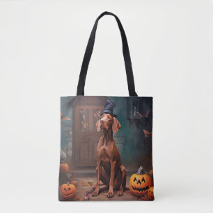 Bolso De Tela Calabazas Vizsla Halloween Espeluznantes