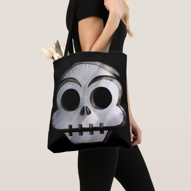 Bolso De Tela Calavera (Detalle)