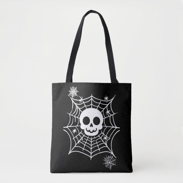Bolso De Tela calavera (Anverso)