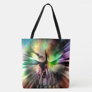 Bolso De Tela Calavera