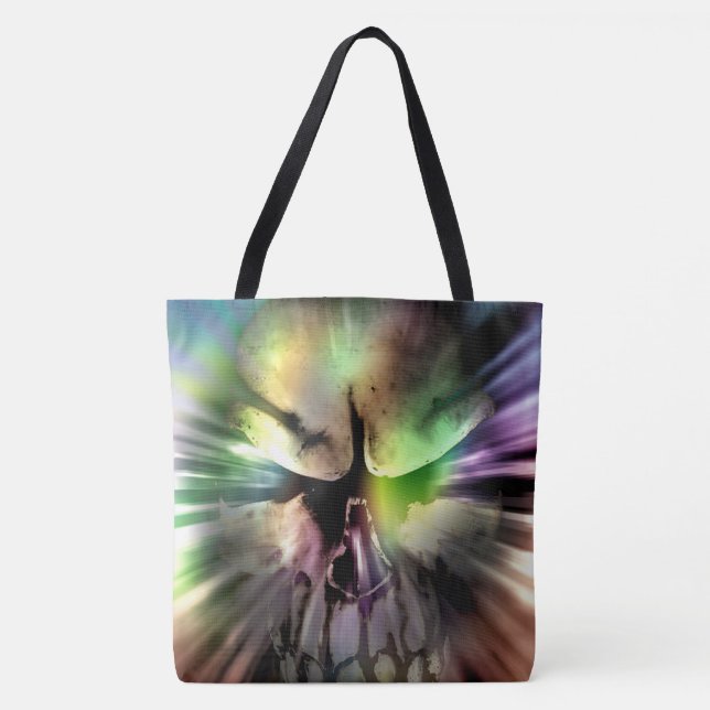 Bolso De Tela Calavera (Anverso)