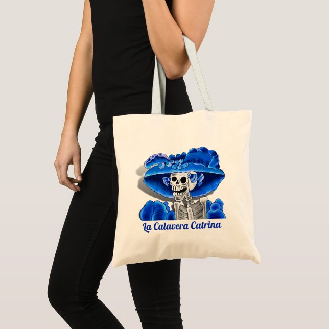 Bolso De Tela Calavera De Los Muertos Calavera Cráneo de azúcar  (Anverso (producto))