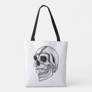 Bolso De Tela Calavera de vampiro