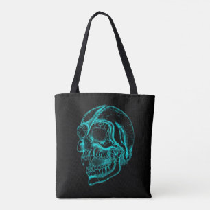Bolso De Tela Calavera de vampiro