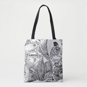 Bolso De Tela Calavera del siglo XX