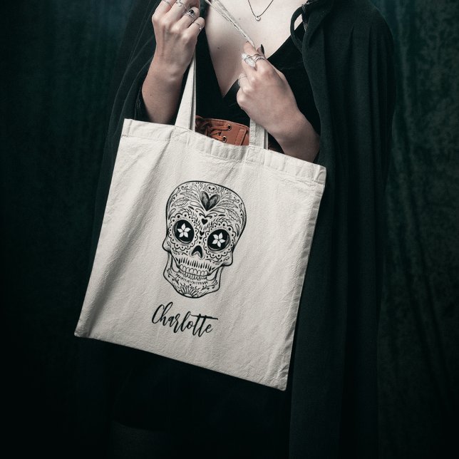 Bolso De Tela Calavera Skull Personalizado Halloween (Subido por el creador)