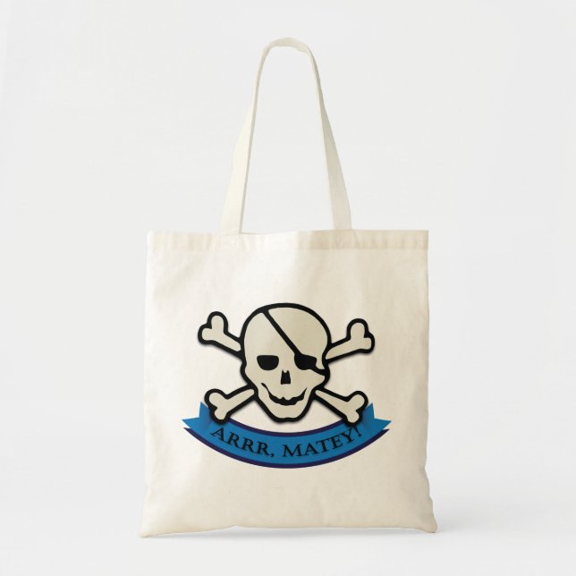 Bolso De Tela Calavera - Tote de presupuesto (Frente)