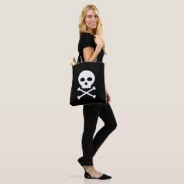Bolso De Tela Calavera y huesos