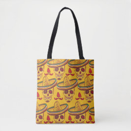 Bolso De Tela Calaveras de azúcar