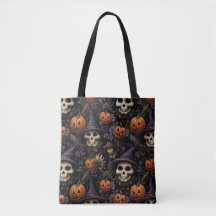 Calaveras de calabazas floridas Halloween