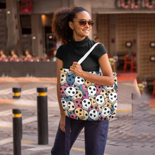 Bolso De Tela Calaveras de Halloween