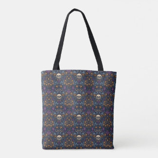 Bolso De Tela Calaveras Halloween Truco o Trato