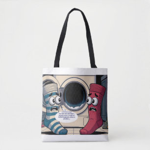 Bolso De Tela calcetines asustados