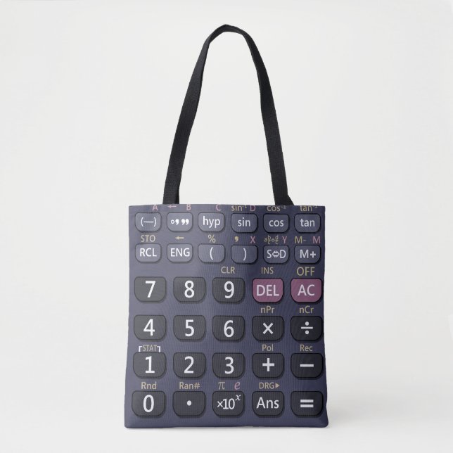 Bolso De Tela Calculadora científica (Anverso)