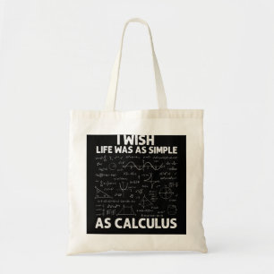 Bolso De Tela Cálculo Gracioso Para Hombres Math Math Jok