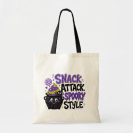 Bolso De Tela Caldero de Snack Attack estilo espeluznante Hallow