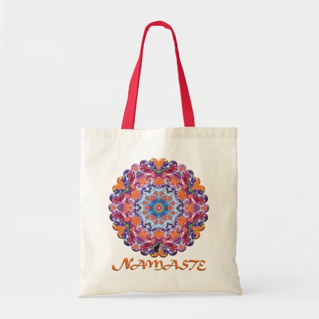 Bolso De Tela Caleidoscopio de Tánger Namaste (Frente)