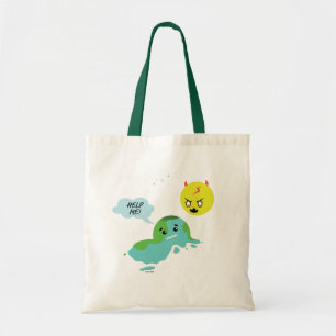 Bolso De Tela Calentamiento del planeta