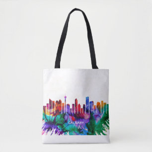 Bolso De Tela Calgary Skyline