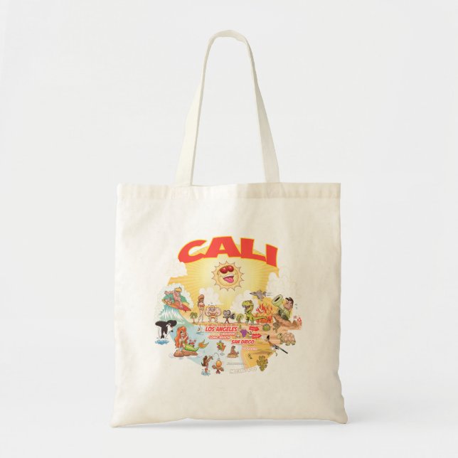 Bolso De Tela CALI de California del Sur (Frente)