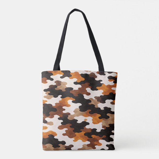 Bolso De Tela Calico Cat Camouflage (Reverso)