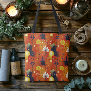 Bolso De Tela Cálido desierto Bloom Wellness Tote Bag
