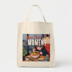 Bolso De Tela Cálido Tote de Ramen - Regalo retro de arte de la 