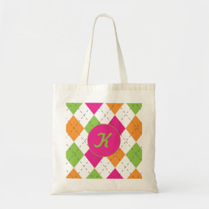 Bolso De Tela Caliente palidezca - el damasco rosado, verde y