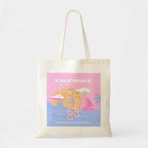 Bolso De Tela California, Arte de Viaje, Preppy