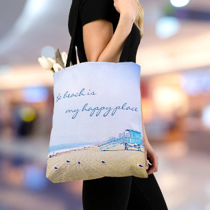 Bolso De Tela California Beach es mi guión de citas de Happy Pla