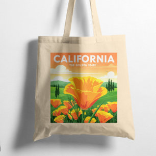 Bolso De Tela California de Vintage