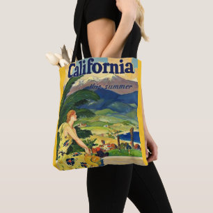 Bolso De Tela California Este Viaje Vintage De Verano