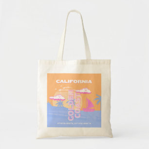 Bolso De Tela California, Playa, Arte de Viaje