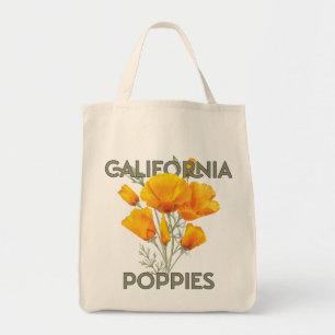 Bolso De Tela California Poppies