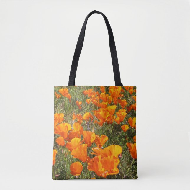 Bolso De Tela California Poppies Allover Tote (Anverso)