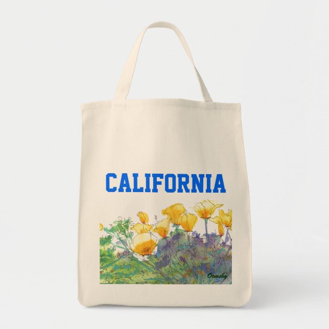 Bolso De Tela California - tote (Frente)
