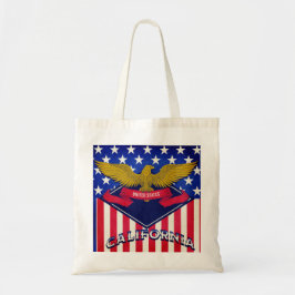 Bolso De Tela California USA Flag