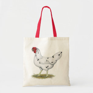 Bolso De Tela California White Hen