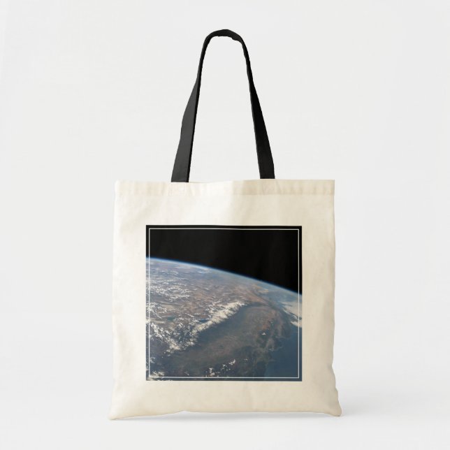Bolso De Tela California Y Nevada Como Se Ve Desde El Espacio. (Frente)