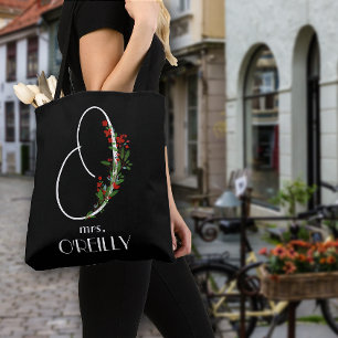 Bolso De Tela Caligrafía de las acuarelas del Boho O profesor