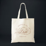 Bolso De Tela Caligrafía moderna Terracotta Madre de la novia<br><div class="desc">Una madre atemporal y elegante de la bolsa de té de regalo de la novia con un guión de caligrafía refinado sobre un fondo clásico,  perfecto para una celebración formal y sofisticada de los bodas. Para personalización o productos adicionales con este diseño,  por favor no dude en contactarme.</div>