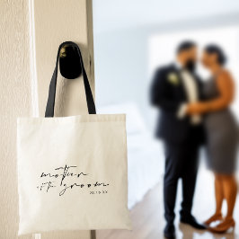 Bolso De Tela Caligrafía moderna y elegante para la madre del no
