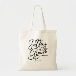Bolso De Tela Caligrafía  Padre del novio elegante