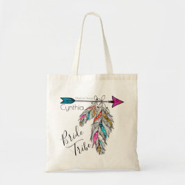 Bolso De Tela Caligrafía Personalizada de Dama de Honor